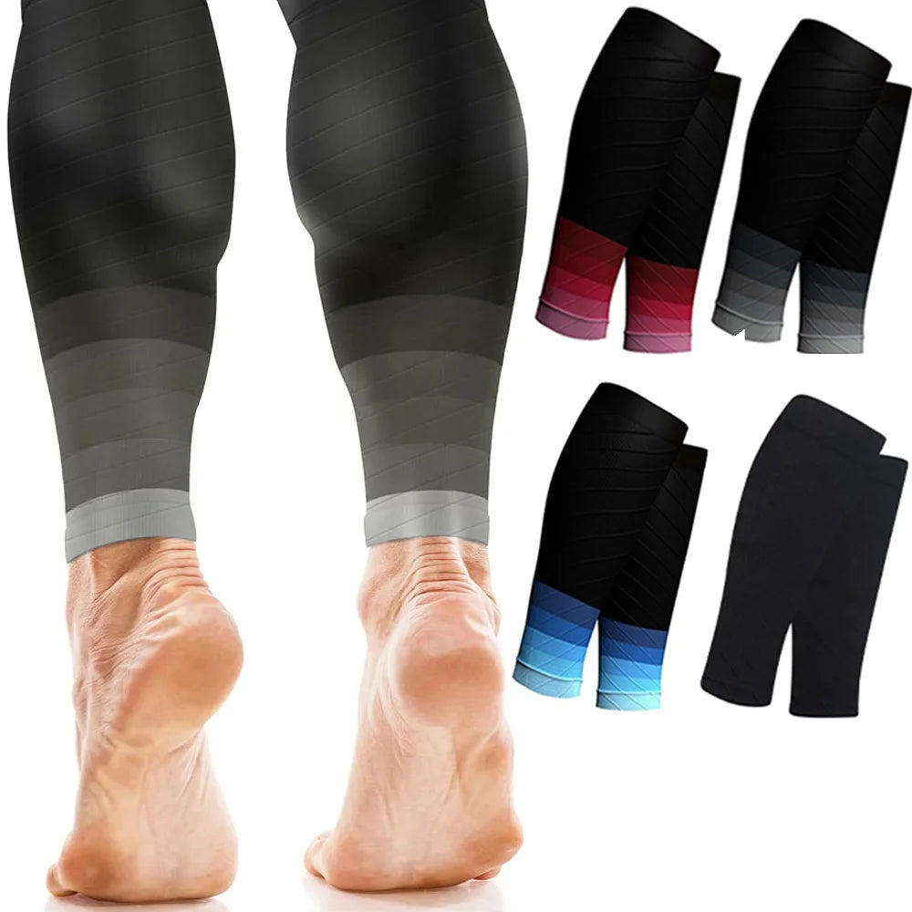1Pair Calf Compression Sleeves Running Leg Compression Sleeve 20-30Mmhg Compression Socks for Shin Splint for Men Women