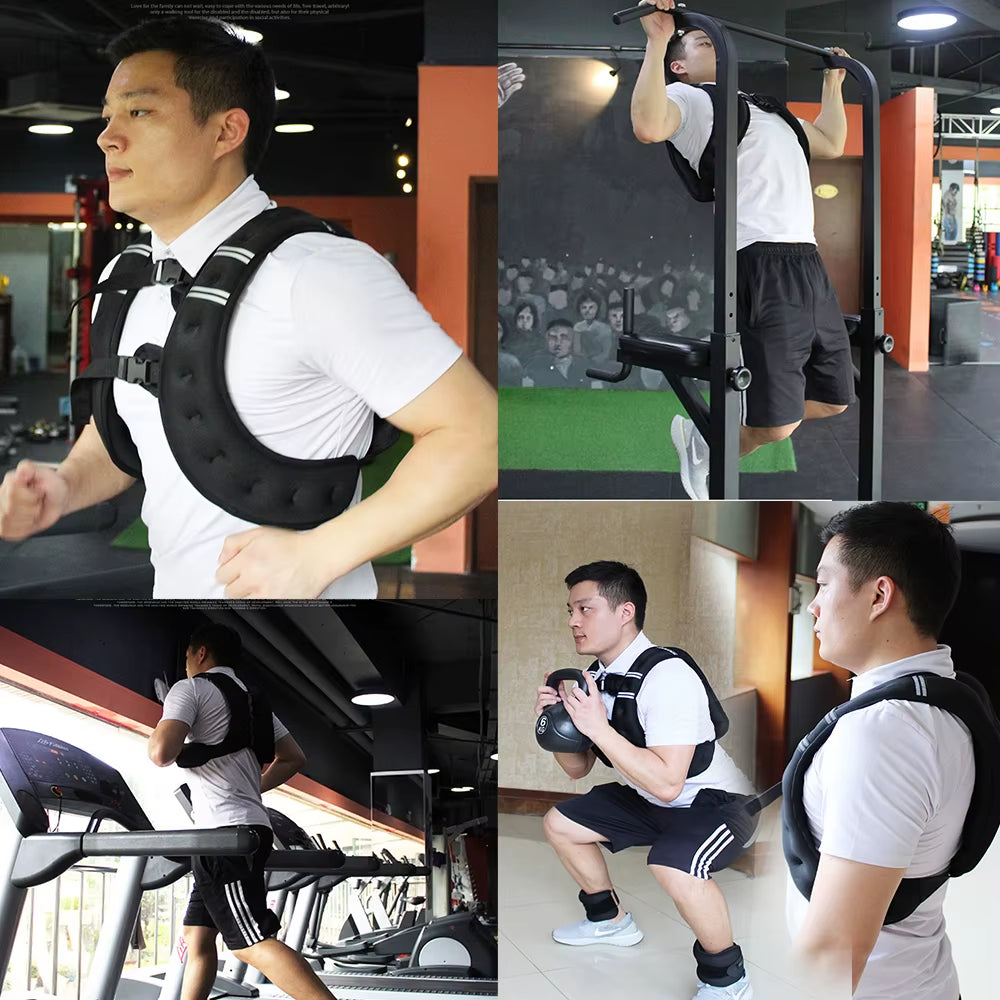 Weighted Vest Weight-Bearing Vest Running Sandbag Male Fitness Ports One Piece 5Kg